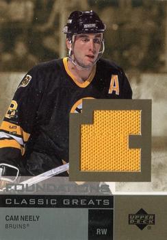2002-03 Upper Deck Foundations - Classic Greats Silver #G-CN Cam Neely Front