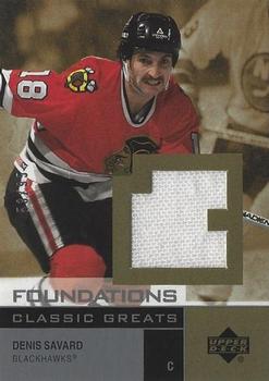 2002-03 Upper Deck Foundations - Classic Greats Silver #G-DS Denis Savard Front