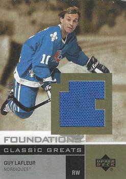 2002-03 Upper Deck Foundations - Classic Greats Silver #G-GL Guy Lafleur Front