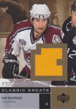 2002-03 Upper Deck Foundations - Classic Greats Silver #G-RB Ray Bourque Front