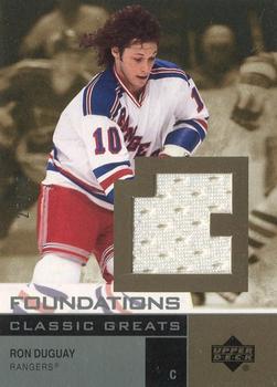 2002-03 Upper Deck Foundations - Classic Greats Silver #G-RD Ron Duguay Front
