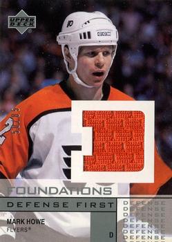 2002-03 Upper Deck Foundations - Defense First #D-MH Mark Howe Front