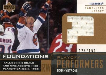 2002-03 Upper Deck Foundations - Playoff Performers #P-BN Bob Nystrom Front
