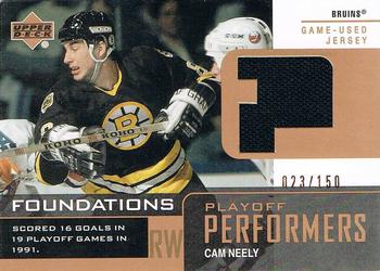 2002-03 Upper Deck Foundations - Playoff Performers #P-CN Cam Neely Front
