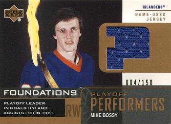2002-03 Upper Deck Foundations - Playoff Performers #P-MB Mike Bossy Front