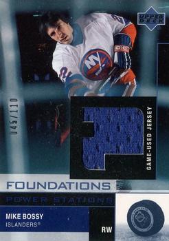 2002-03 Upper Deck Foundations - Power Stations #S-MB Mike Bossy Front