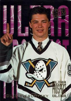 1994-95 Ultra - Ultra Prospects #9 Oleg Tverdovsky Front