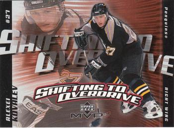 2002-03 Upper Deck MVP - Shifting to Overdrive #SO12 Alexei Kovalev Front