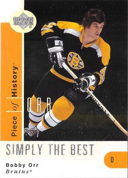 2002-03 Upper Deck Piece of History - Simply the Best #SB2 Bobby Orr Front