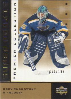 2002-03 Upper Deck Premier Collection - Gold #66 Cody Rudkowsky Front