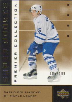 2002-03 Upper Deck Premier Collection - Gold #69 Carlo Colaiacovo Front