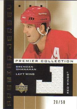 2002-03 Upper Deck Premier Collection - Jerseys Gold #PP-BS Brendan Shanahan Front