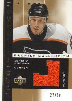 2002-03 Upper Deck Premier Collection - Jerseys Gold #PP-JR Jeremy Roenick Front