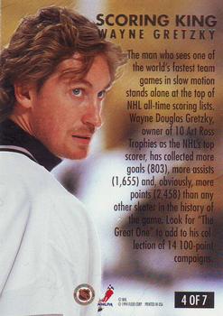 1994-95 Ultra - Scoring Kings #4 Wayne Gretzky Back