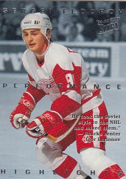 1994-95 Ultra - Sergei Fedorov Highlights #6 Sergei Fedorov Front