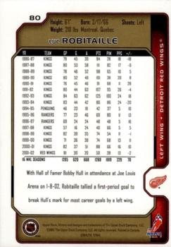 2002-03 Upper Deck Victory - Gold #80 Luc Robitaille Back