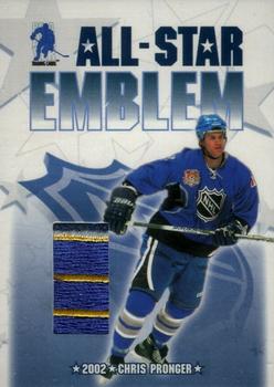 2003-04 Be a Player Memorabilia - All-Star Emblems #ASE-12 Chris Pronger Front