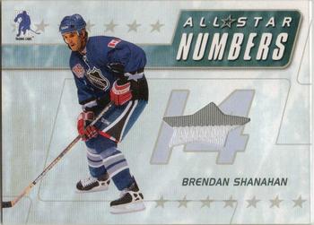 2003-04 Be a Player Memorabilia - All-Star Numbers #ASN-11 Brendan Shanahan Front