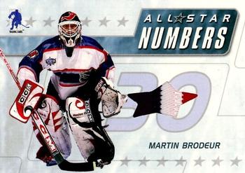 2003-04 Be a Player Memorabilia - All-Star Numbers #ASN-14 Martin Brodeur Front