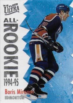 1994-95 Ultra - All-Rookies #5 Boris Mironov Front