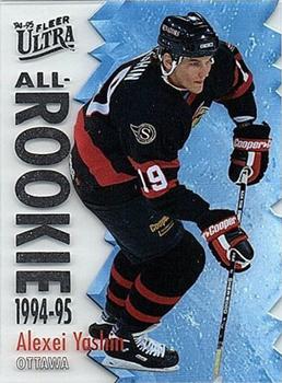1994-95 Ultra - All-Rookies #10 Alexei Yashin Front