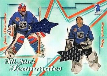 2003-04 Be a Player Memorabilia - All-Star Teammates #AST-6 Jose Theodore / Patrick Roy Front