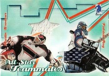 2003-04 Be a Player Memorabilia - All-Star Teammates #AST-8 Martin Brodeur / Patrick Roy Front