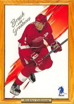 2003-04 Be a Player Memorabilia - Brush with Greatness Draw Contest #NNO Nicklas Lidstrom Front