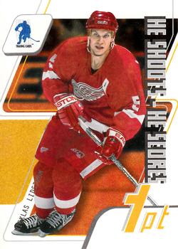 2003-04 Be a Player Memorabilia - He Shoots-He Scores Points #NNO Nicklas Lidstrom Front