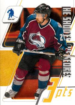 2003-04 Be a Player Memorabilia - He Shoots-He Scores Points #NNO Peter Forsberg Front