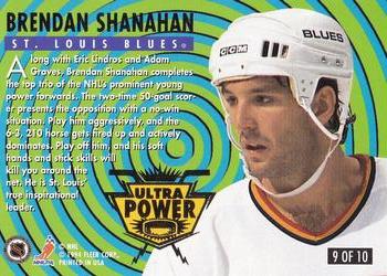 1994-95 Ultra - Ultra Power #9 Brendan Shanahan Back