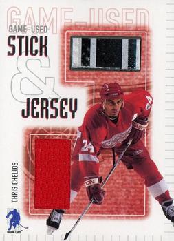 2003-04 Be a Player Memorabilia - Jersey and Stick #SJ-12 Chris Chelios Front