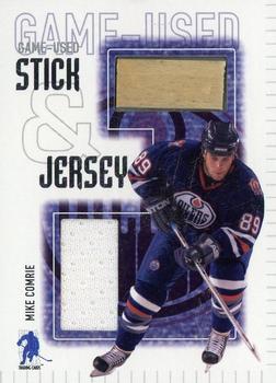 2003-04 Be a Player Memorabilia - Jersey and Stick #SJ-14 Mike Comrie Front