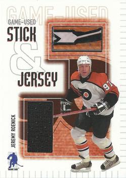 2003-04 Be a Player Memorabilia - Jersey and Stick #SJ-22 Jeremy Roenick Front