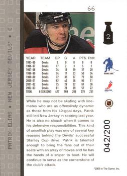 2003-04 Be a Player Memorabilia - Ruby #66 Patrik Elias Back
