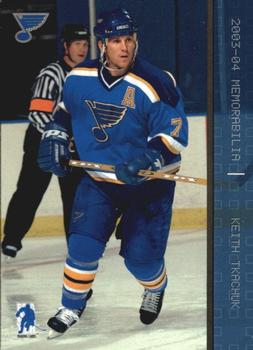 2003-04 Be a Player Memorabilia - Sapphire #44 Keith Tkachuk Front