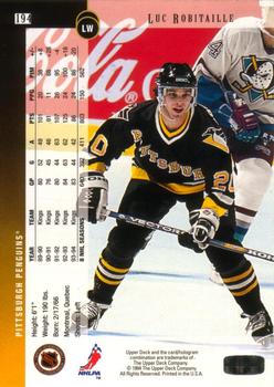 1994-95 Upper Deck #194 Luc Robitaille Back