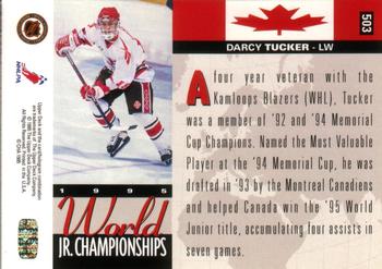 1994-95 Upper Deck #503 Darcy Tucker Back
