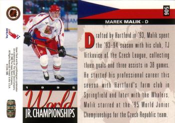1994-95 Upper Deck #506 Marek Malik Back