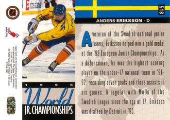 1994-95 Upper Deck #518 Anders Eriksson Back