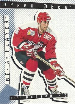 1994-95 Upper Deck Be a Player #R57 Jeff Norton Front