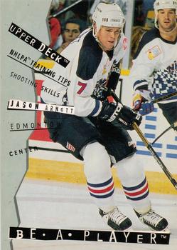 1994-95 Upper Deck Be a Player #R93 Jason Arnott Front
