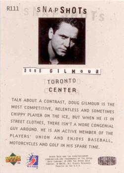 1994-95 Upper Deck Be a Player #R111 Doug Gilmour Back