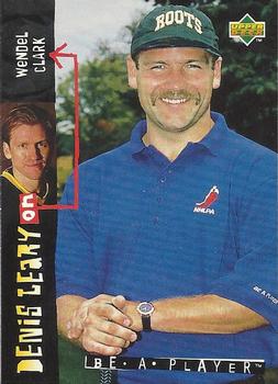 1994-95 Upper Deck Be a Player #R142 Wendel Clark Front