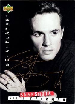 1994-95 Upper Deck Be a Player - Autographs #115 Steve Yzerman Front