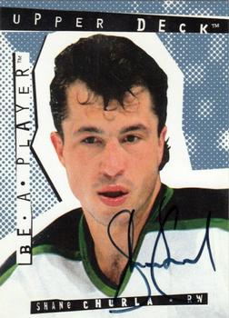 1994-95 Upper Deck Be a Player - Autographs #169 Shane Churla Front