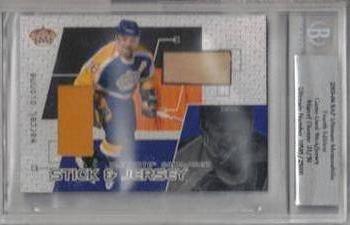 2003-04 Be a Player Ultimate Memorabilia - Jersey and Stick #30 Marcel Dionne Front