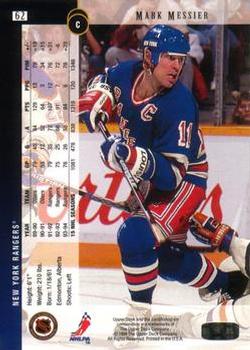 1994-95 Upper Deck - Electric Ice #62 Mark Messier Back