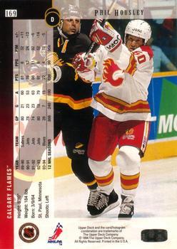 1994-95 Upper Deck - Electric Ice #169 Phil Housley Back