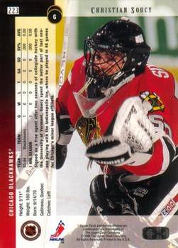 1994-95 Upper Deck - Electric Ice #223 Christian Soucy Back